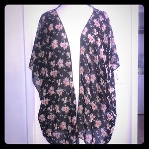 Sheer light weight cover-up cardigan